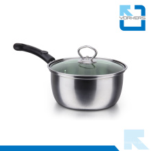 Venta caliente de acero inoxidable Sopa Pot Milk Boiling Pot